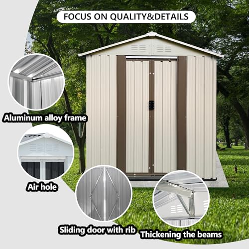 5x3 FT Outdoor Storage Shed
