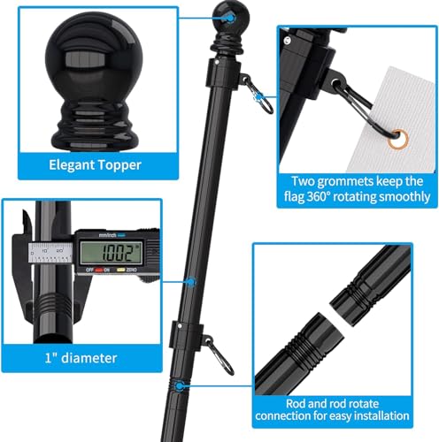 Flag Pole Upgraded Bracket (2 Count)