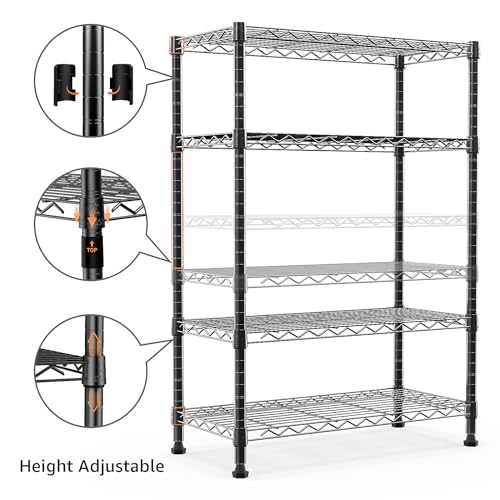 1000 lbs Storage Shelving Steel Heavy Duty 4