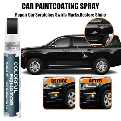 PXJ KXJ Diamond Black Crystal Pearl Touch Up Paint for Jeep