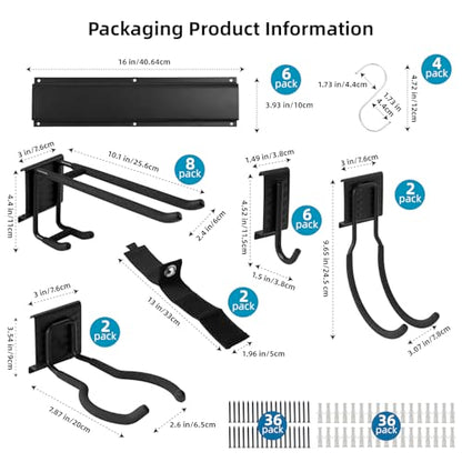 96 Inch Wall Mount Tool Organizer (18 Count)