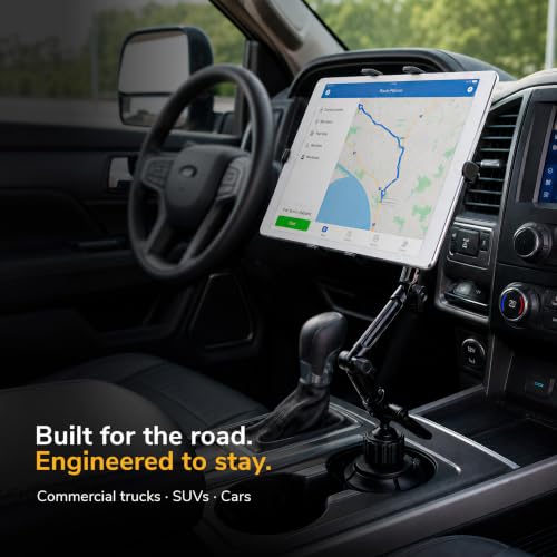 Premium Cup Holder Tablet Mount Fits Vehicle Cupholders 2.75"