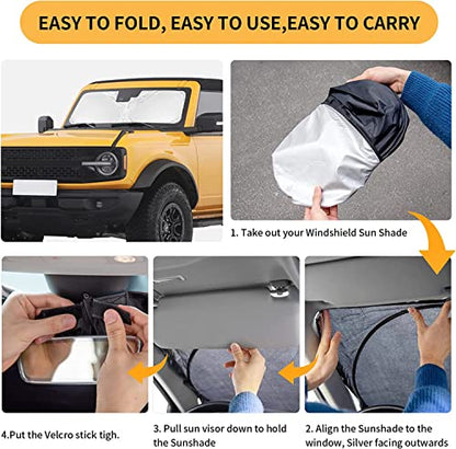 for Subaru Impreza Windshield Sun Shade Fit for Crosstrek Baja XV Crosstrek 2012