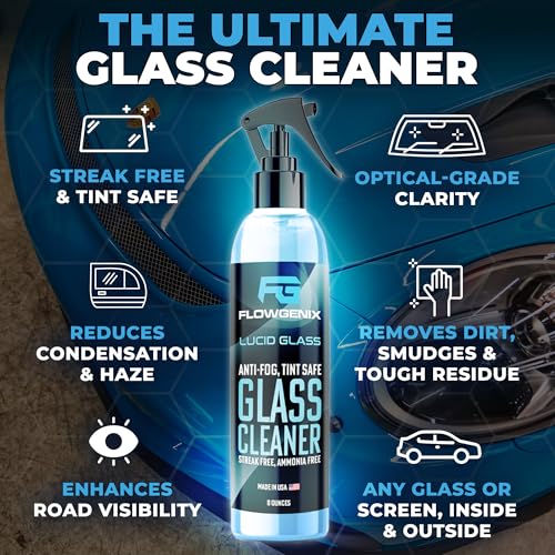 Window and Glass Cleaner Streak Free for Cars (16 Fl Oz)
