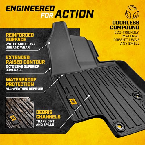 JustFit™ 3D All Weather Floor Mats for Toyota Highlander 2020