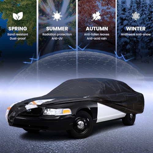 Multi Layer Car Cover Custom Fit for Ford Crown Victoria