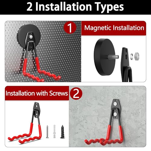 Heavy Duty Magnetic Hooks (2 Count)