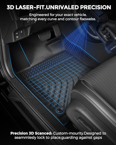 Floor Mats Cargo Liner for Honda Civic Hatchback 2022 (9 Count)