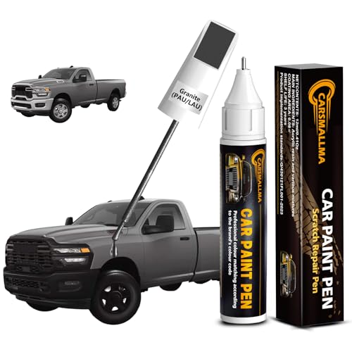 Granite(PAU/LAU) Car Touch Up Paint for Dodge, Color Accurate Car Paint Scratch Repair Pen Kit Quick & Easy Fix Vehicle Chips and Automotive Nicks Scuff