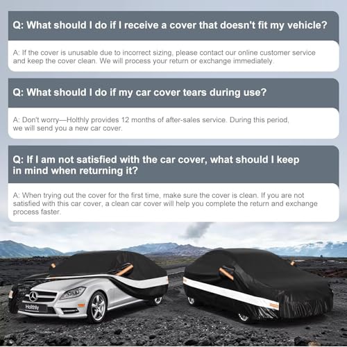 10 Layers Sedan Car Cover Custom Fit Mercedes