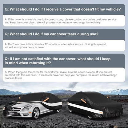 10 Layers Sedan Car Cover Custom Fit Mercedes