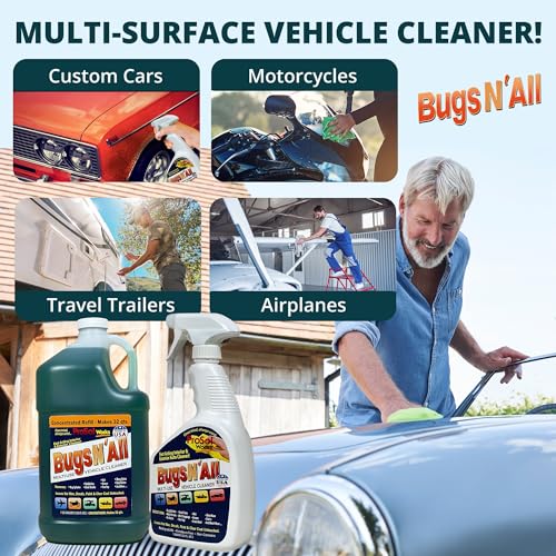 Bugs N’ All Multipurpose Car Cleaner & Degreaser (153.7 Fl Oz)