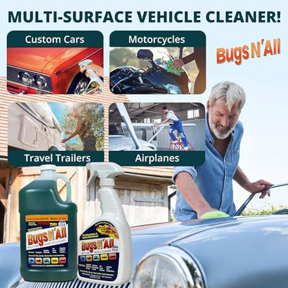 Bugs N’ All Multipurpose Car Cleaner & Degreaser (153.7 Fl Oz)