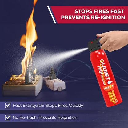 Fire Extinguisher Spray for Vehicle & Home 620ml 2 Count