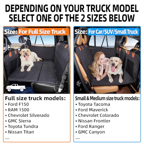 Hard Bottom Dog Car Seat Cover for Full