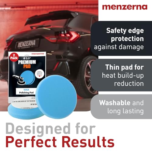 3.5 Inch 2X Premium Polishing Pads I Waxing I Sealing & Protection (2 Count)