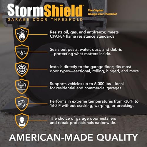 10 ft Garage Door Seal Threshold Strip (10 Foot)