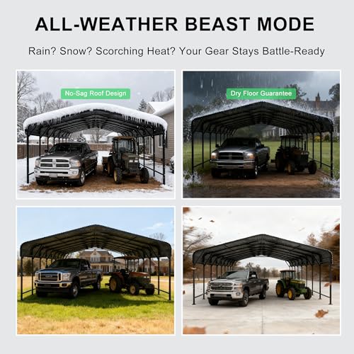20x40 Heavy Duty Metal Carport