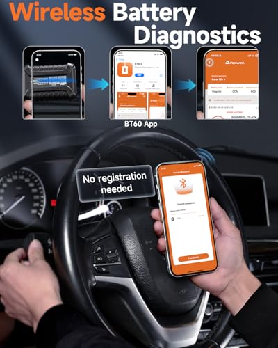 BT60 Bluetooth Battery Tester