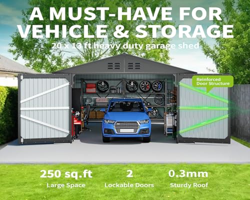 20 x 13 FT Outdoor Storage Shed