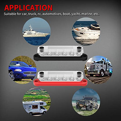 Marine Bus Bar 12V 6 x 1
