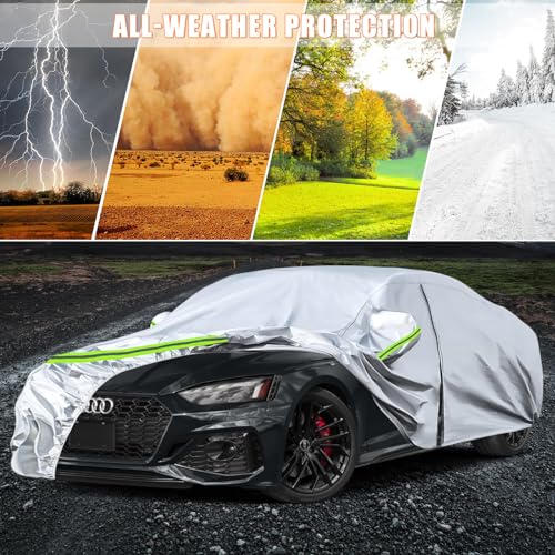 6 Layers Silver Waterproof Car Covers Replace for 2007