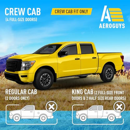 Extra Durable Window Deflectors in (4 Count)