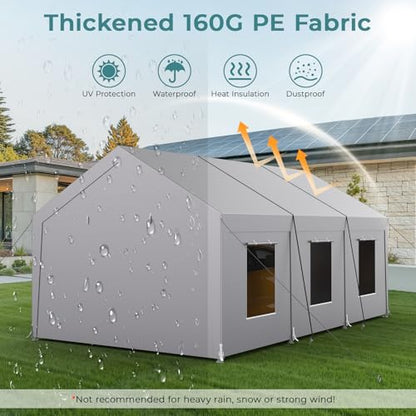 Carport 10x20 ft Heavy Duty