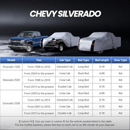 Multi Layer Chevy Silverado 2500HD