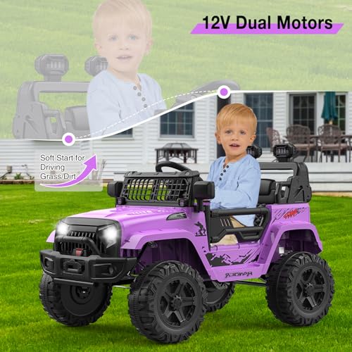 12V Kids Electric Ride On Truck Car w