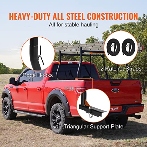 Extendable Steel Truck Ladder Rack