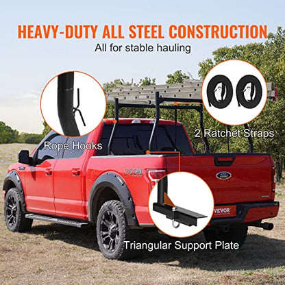 Extendable Steel Truck Ladder Rack