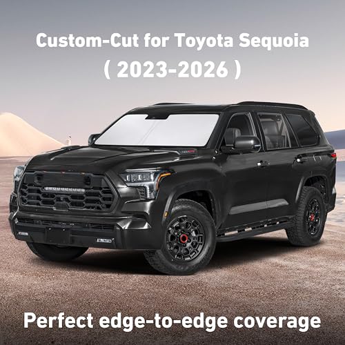 Windshield Sunshade Compatible for Toyota Sequoia 2023