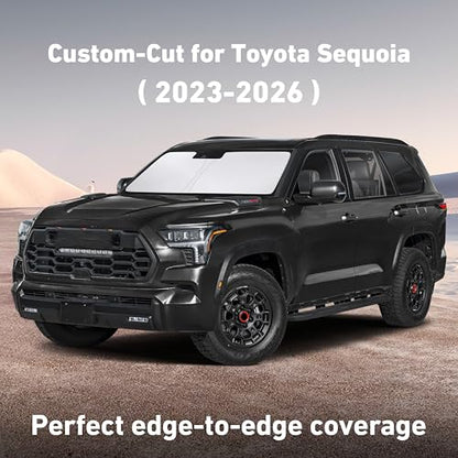 Windshield Sunshade Compatible for Toyota Sequoia 2023