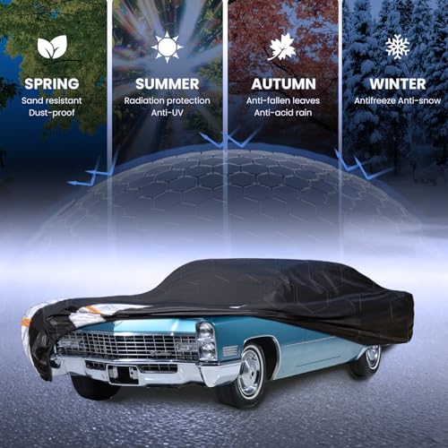 Multi Layer Sedan Car Cover Custom Fit for Cadillac DeVille
