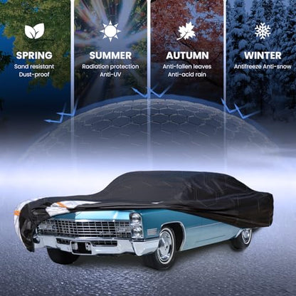Multi Layer Sedan Car Cover Custom Fit for Cadillac DeVille