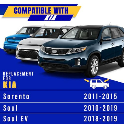 3 Wipers Fits Kia Sorento 2011