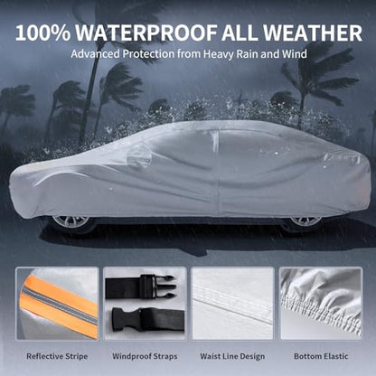 Multi Layer Car Cover Custom Fit for Kia Forte
