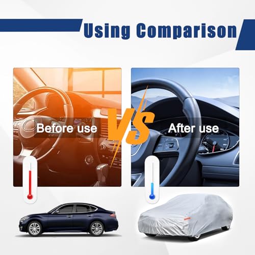 6 Layers Car Cover Custom Fit for Mercedes Benz CLS 63 400 500 550
