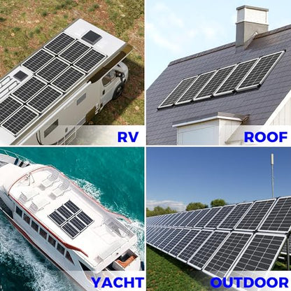 200W 12V Solar Panel 9BB Cell Monocrystalline