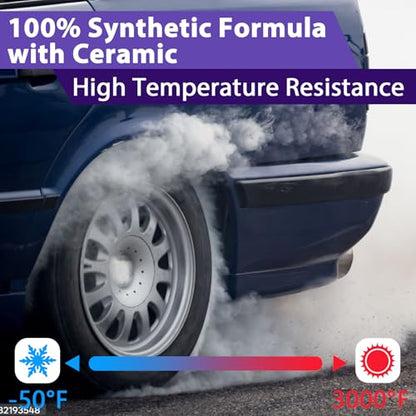 High Temp Ceramic Brake Caliper Grease and Pin Parts Lubricant for Auto Break Sliding Pin Pad (8 Ounce)