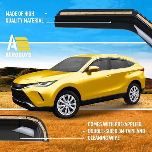 Extra Durable Window Deflectors in (4 Count)