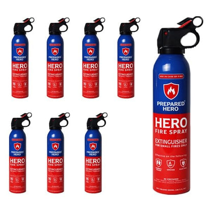 Fire Spray Mini Fire Extinguisher for Home & Car (8 Ounce)