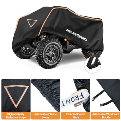 ATV Cover 420D Waterproof Heavy Duty 4 Wheeler Cover for Honda L
