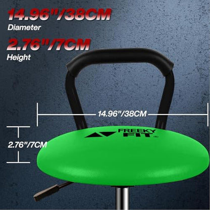 Garage Stool Adjustable Height Swivel Work Mechanic Shop Stool with Backrest