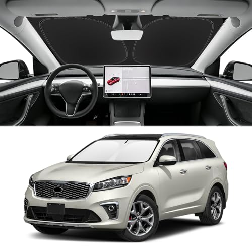 Custom Fit Windshield Sun Shade for Kia Sorento 2016