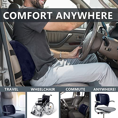 Lumbar Support Back Pillow Office Chair and Car Seat Cushion