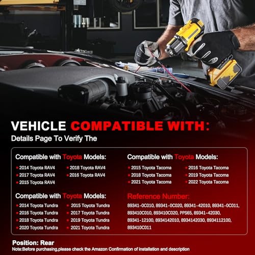 Parking Assist Sensor Compatible with Toyota RAV4 2014