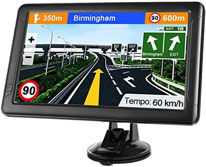 GPS Navigation for Car （9 Inch） Slimline Touch Screen Real Voice Direction