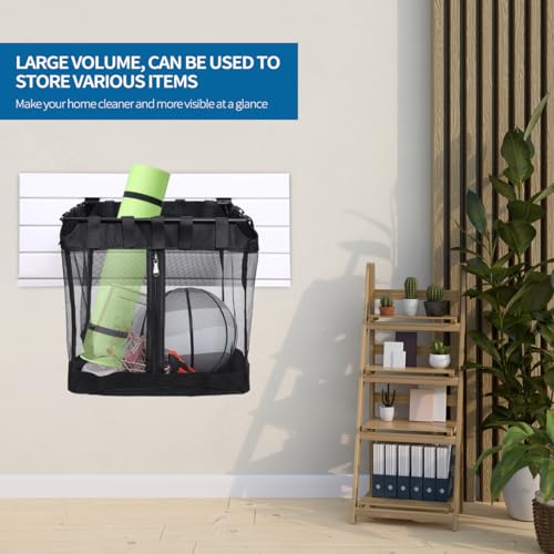 2Pcs Mesh Slatwall Baskets with Zipper (2 Count)